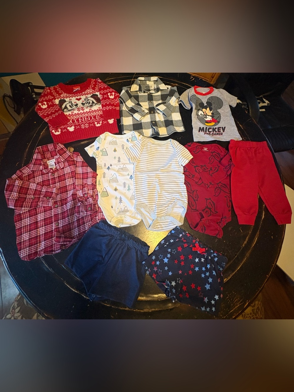 Assorted Baby boy 12 months Mix bundle a lot of 10 Pieces Onesies PJ Sweater